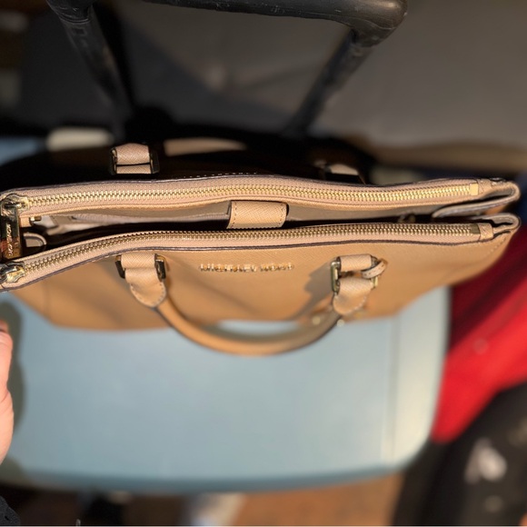 Michael Kors Beige Satchel Bag - Picture 7 of 7